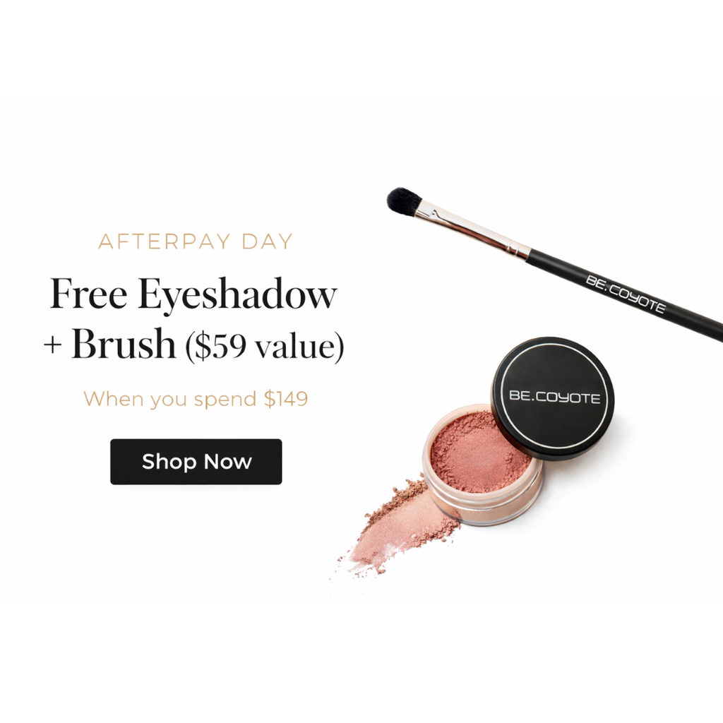 Afterpay Special: Loose Mineral Eyeshadow + Eyeshadow Brush