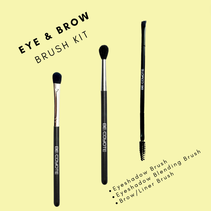 Eye & Brow Brush Kit - Be Coyote