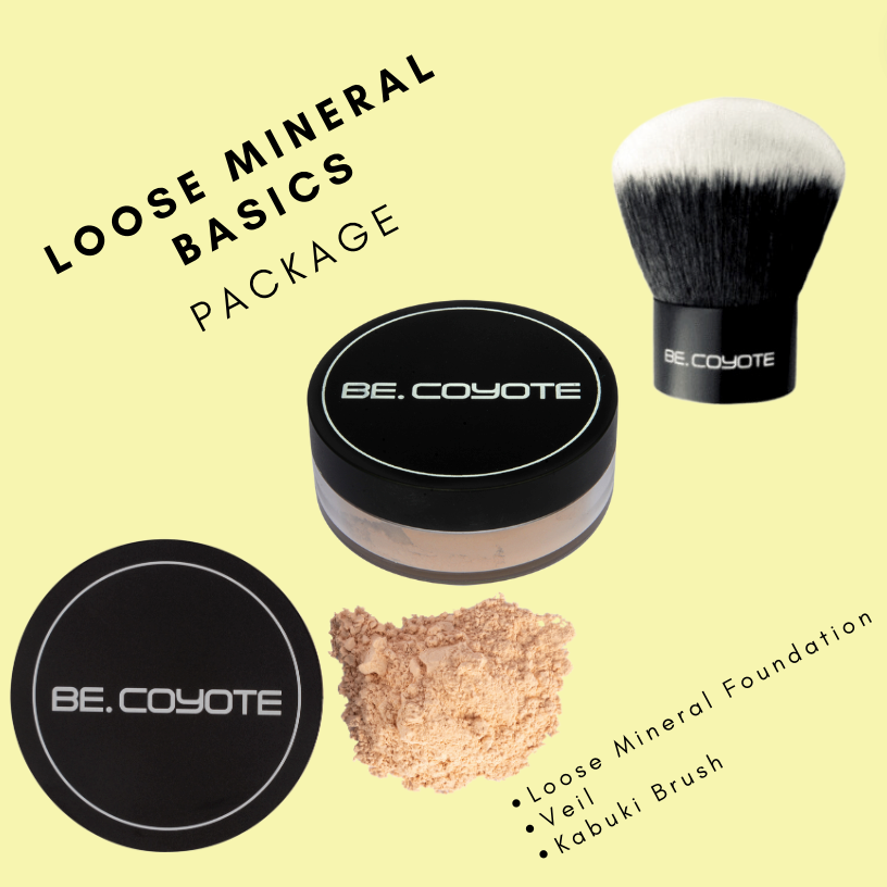 Loose Mineral Makeup Package On
