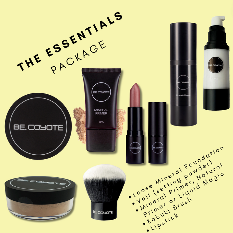 The Essentials Loose Mineral Foundation Package - Be Coyote